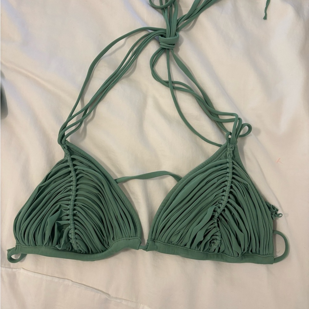 PQ Swim Agave Island Tri Bikini Top